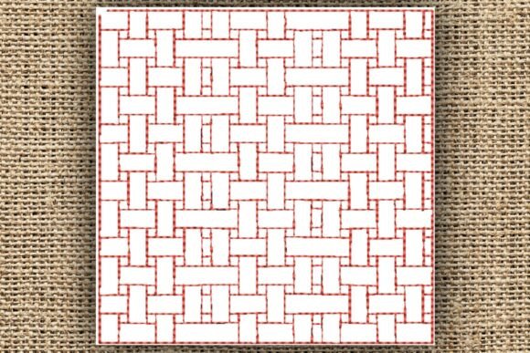 Interlocking Embroidery Design 2-6 Sizes