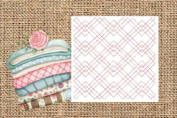 Interlocking Embroidery Design 3-6 Sizes