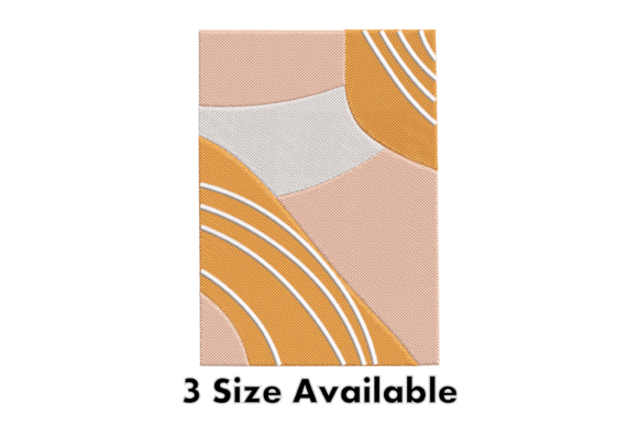 Modern Abstract Embroidery Pattern